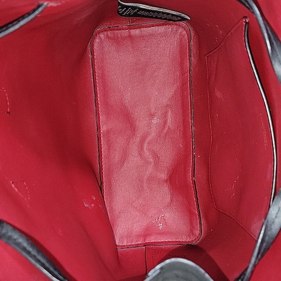 Ralph Lauren Dryden Black Leather Backpack Tote Shoulder Bag - Picture 8 of 13